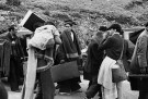 Départ de réfugiés à la frontière de Cerbère, février 1939