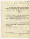 Rapport sur l'exode espagnol, mars 1939