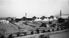 Baraques pour l’intendance du camp d’Argelès-sur-Mer en construction. Février 1939.