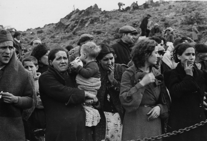 Frontière de Cerbère (coll dels Belitres), février 1939