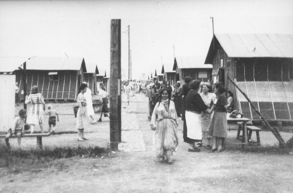 Nomades au camp d’Argelès-sur-Mer. 