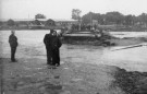 Pont permettant de passer le Tamarigué dans le camp d’Argelès-sur-Mer détruit après l’Aiguat d’octobre 1940